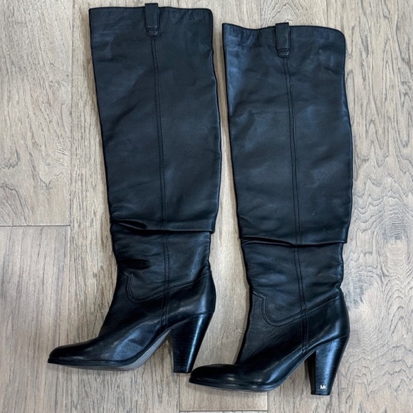 Michael Kors Shoes - Michael Kors Black Over the Knee Boots Size 6.5